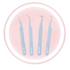 Premium Sky Blue Lash Tweezers for Eyelash Extensions