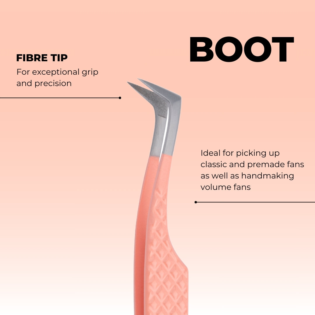Signature Coral Pink Tweezers - Boot