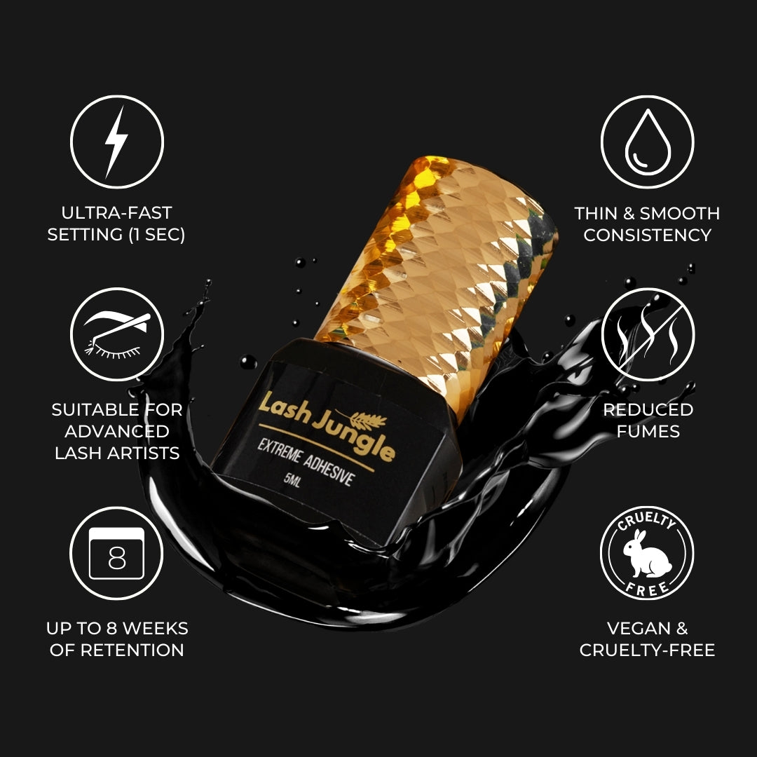 Lash Jungle EXTREME ADHESIVE for Eyelash Extension 5ml