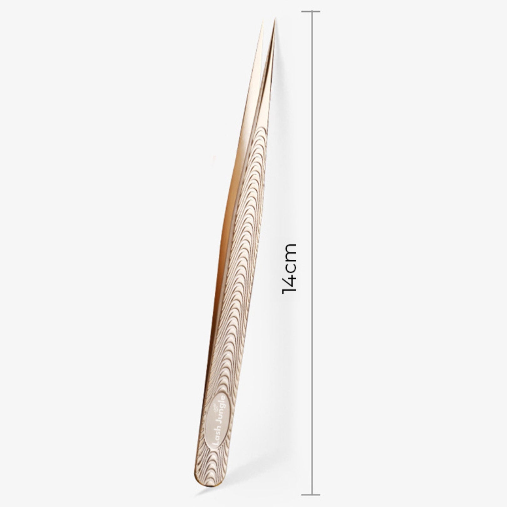 Lash Jungle Premium Gold Tweezers Straight