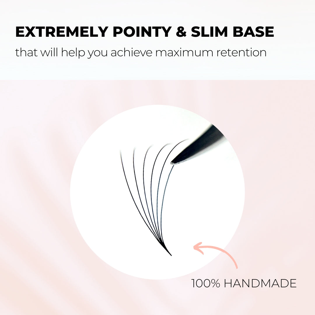 6D Loose Promade Fans - 1000 Premade Volume Lashes Loose fans