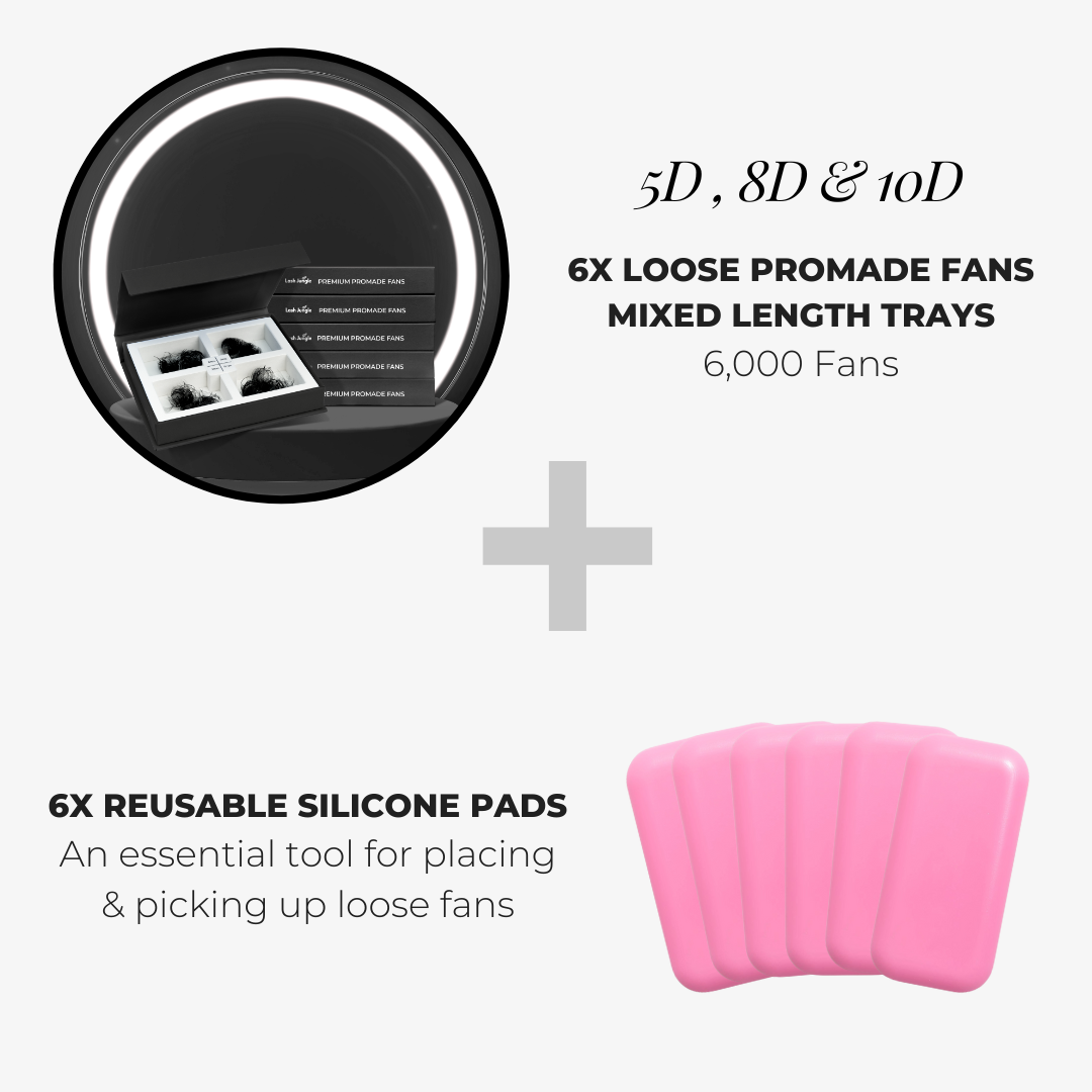 Loose Promade Fans Bundle — Narrow 6,000 Fans