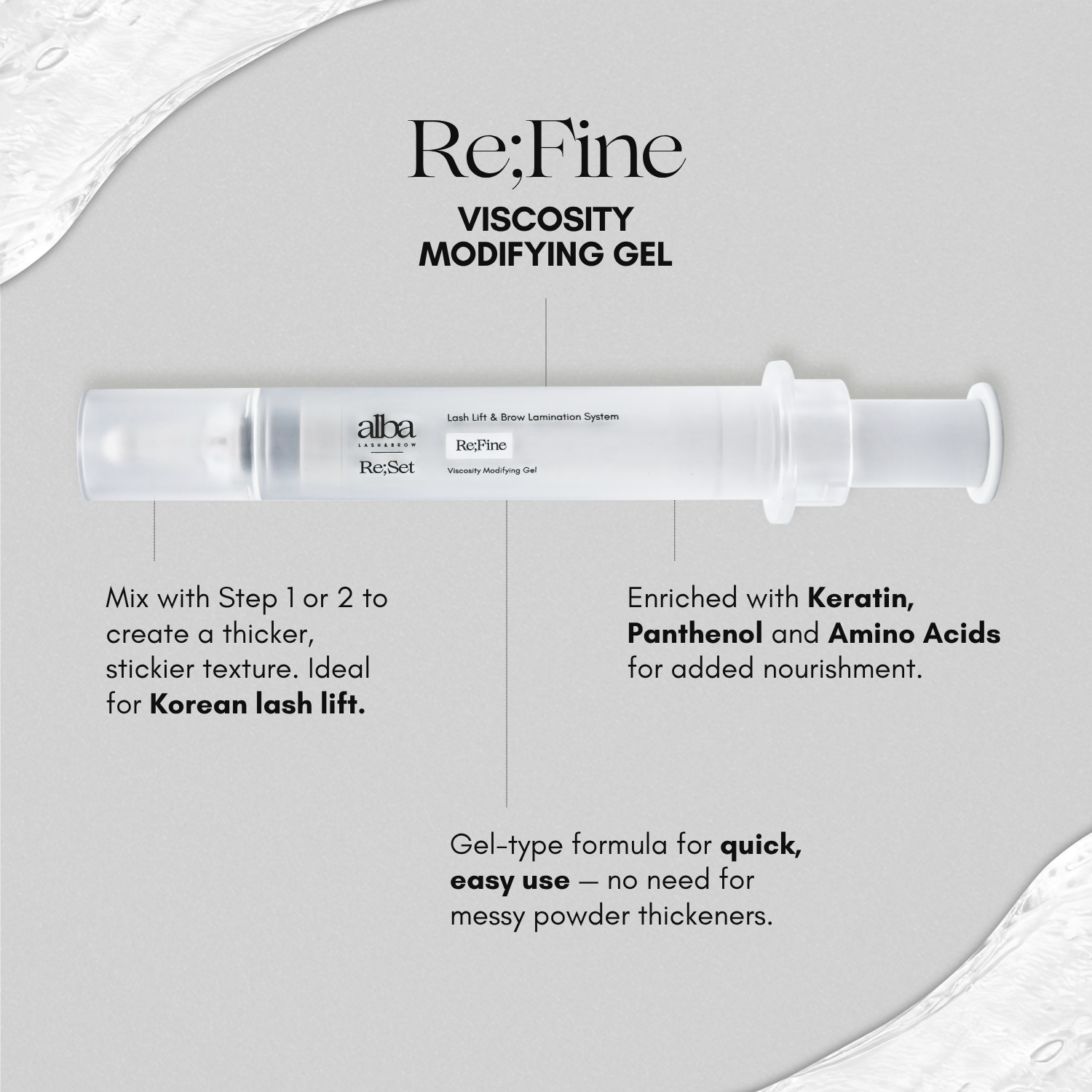 Re;Set Lash Lift & Brow Lamination Set | Alba