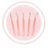Signature Coral Pink Tweezer Bundle for Eyelash Extension
