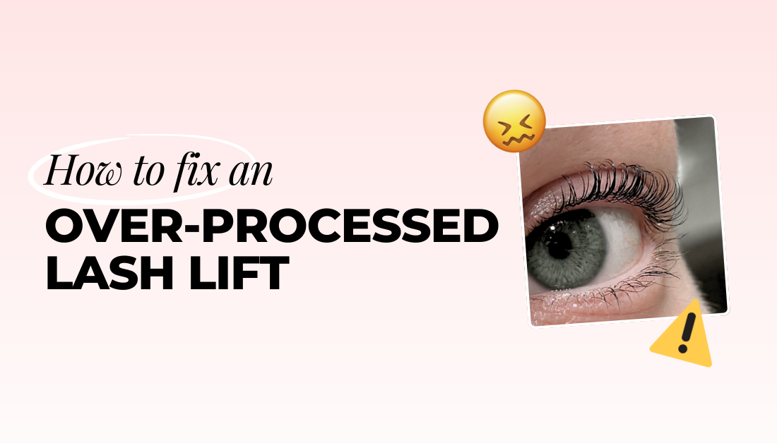How to Fix an Over-Processed Lash Lift