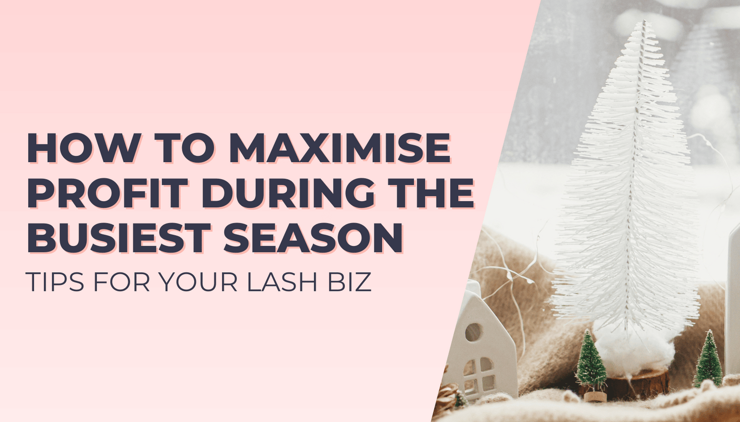 How to Maximise Your Profit During the Busiest Season – Tips for Your Lash Biz