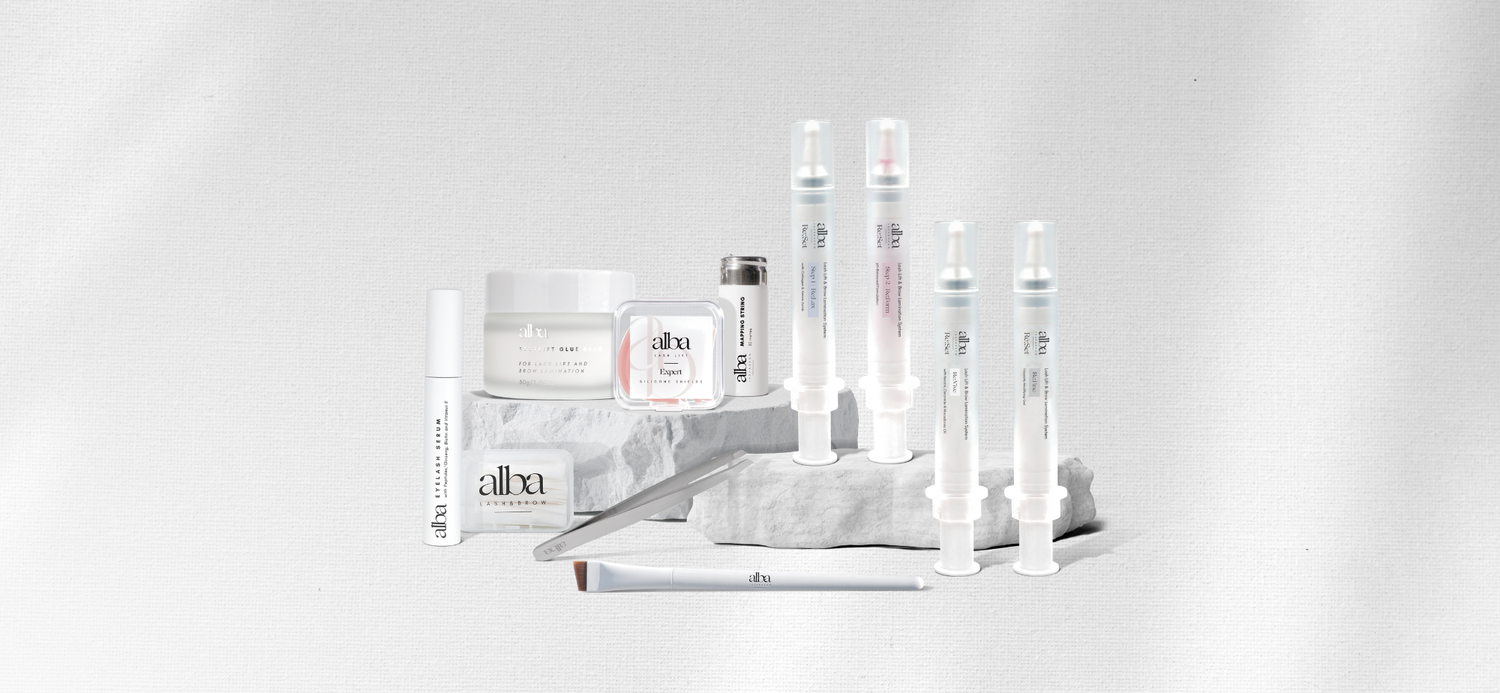 Lash Lift &amp; Brow Lamination Range