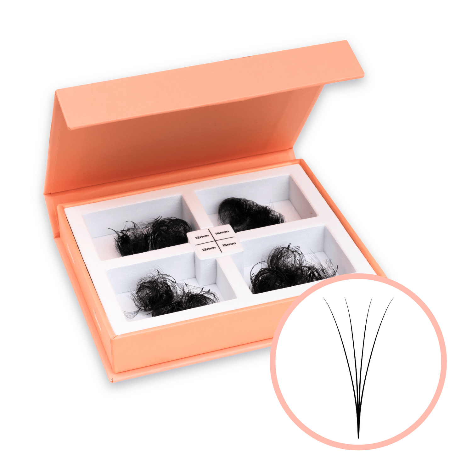 4D Loose Promade Fans - 1000 Premade Volume Lashes Loose fans 