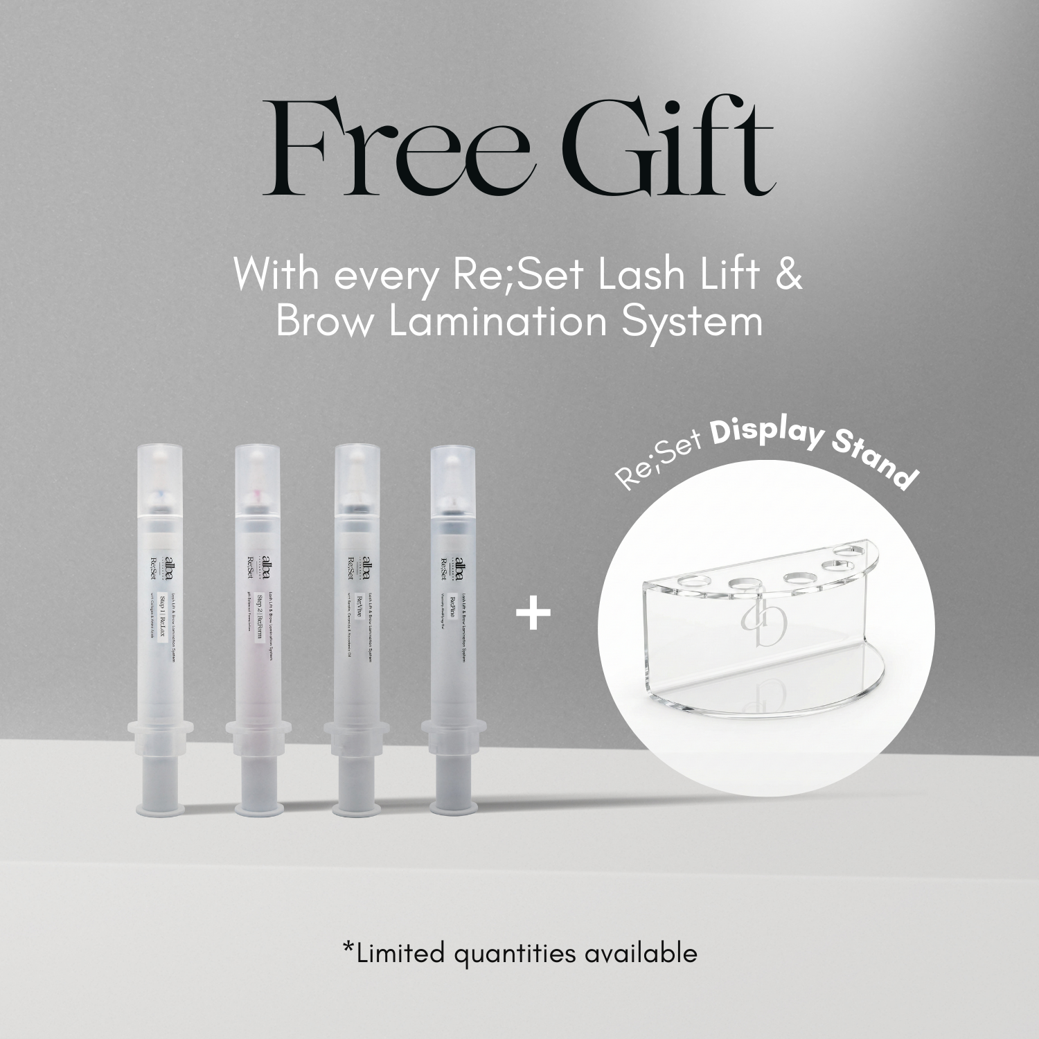 Re;Set Lash Lift &amp; Brow Lamination Set | Alba