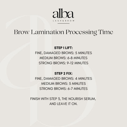 Triple Care Brow Lamination Kit | Alba