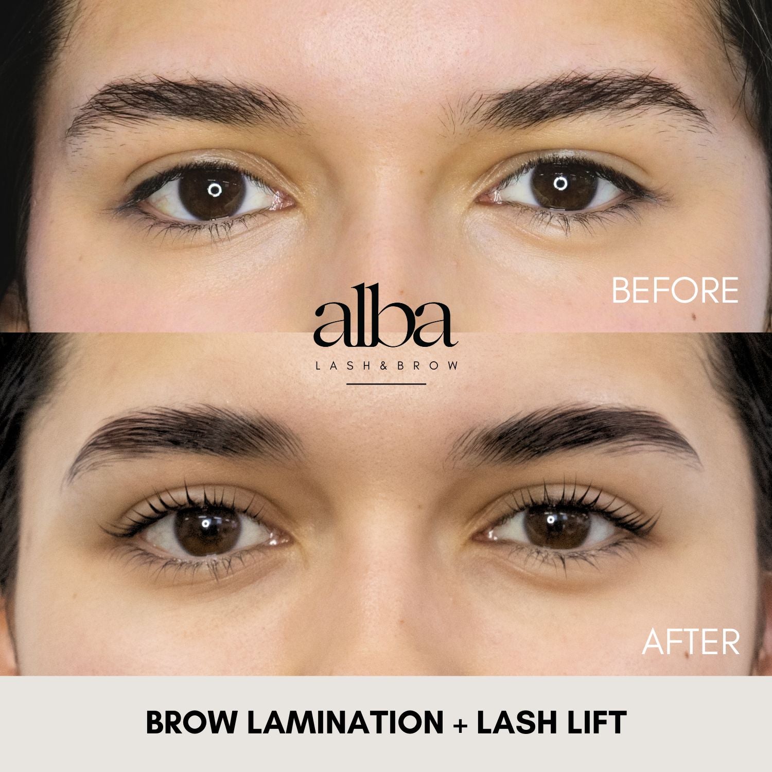 Triple Care Lash Lift &amp; Brow Lamination (3 Steps) | Alba