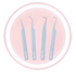 Premium Sky Blue Lash Tweezers for Eyelash Extensions