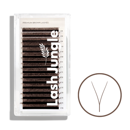 Premium Brown YY Lashes