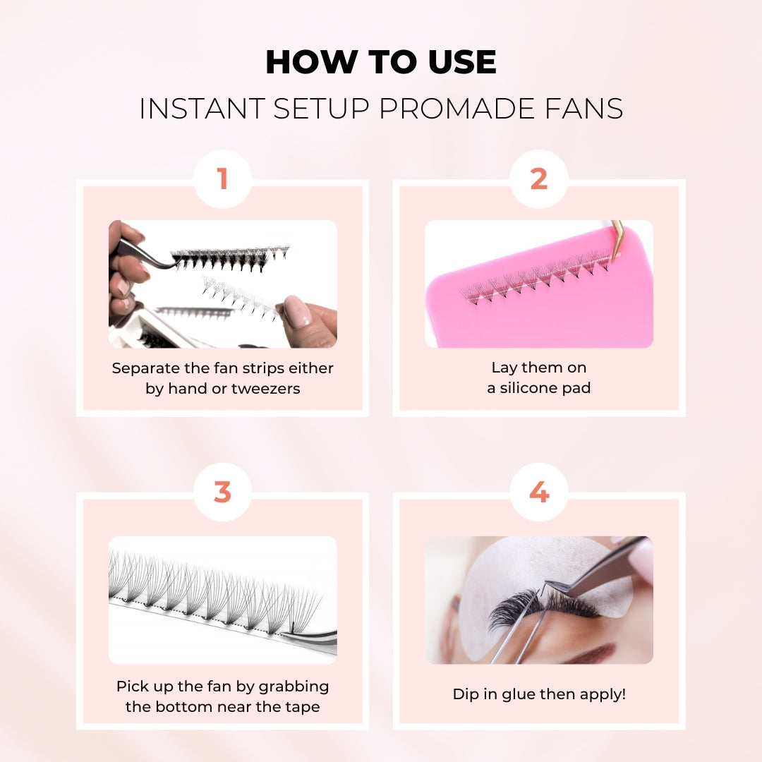 Instant Setup Promade Fans Bundle Lash Jungle