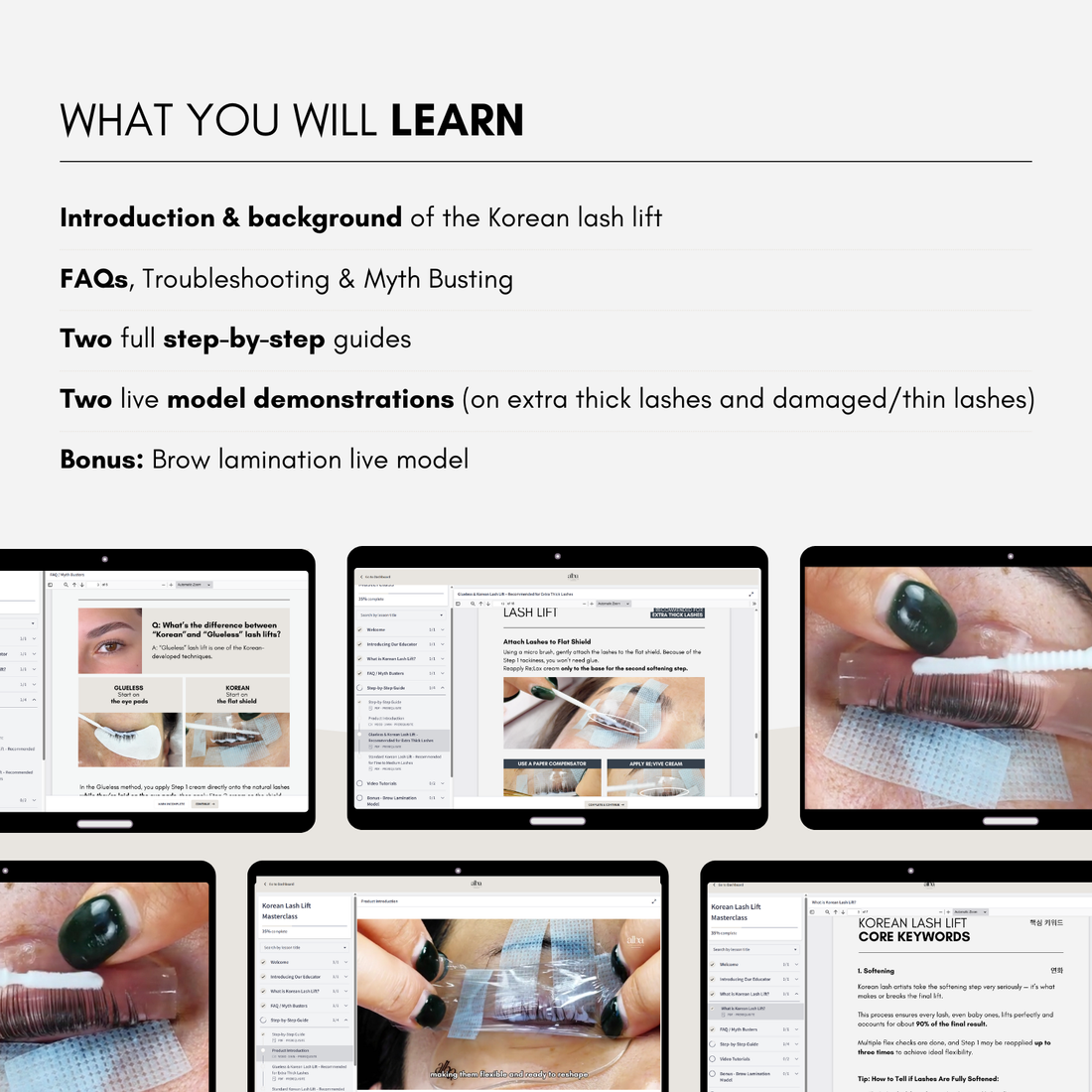 Korean Lash Lift Masterclass