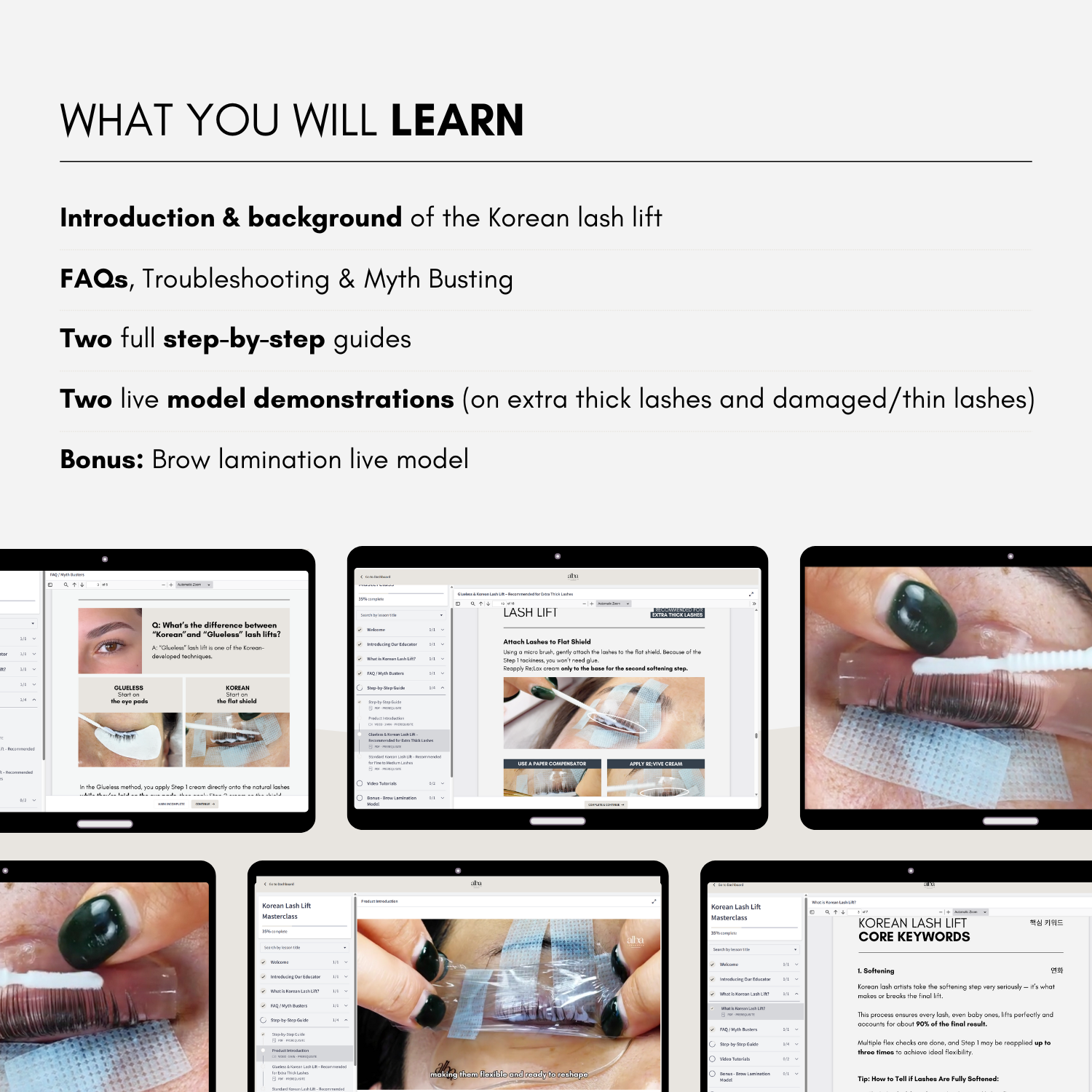 Korean Lash Lift Masterclass