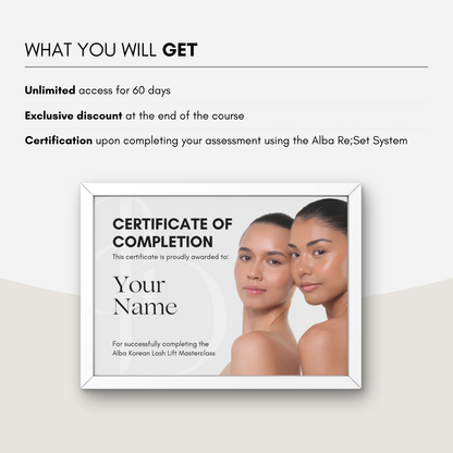 Korean Lash Lift Masterclass