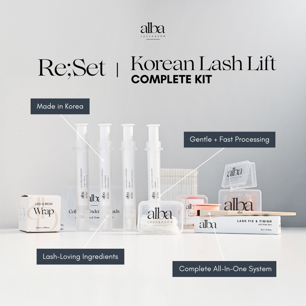 Re;Set Korean Lash Lift Complete Kit | Alba