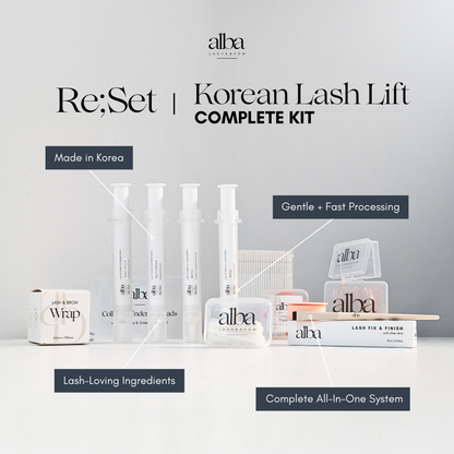 Re;Set Korean Lash Lift Complete Kit | Alba