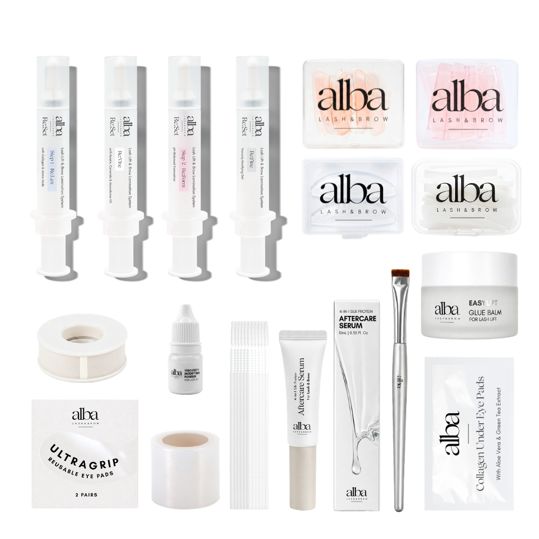 Korean lash lift complete kit Alba