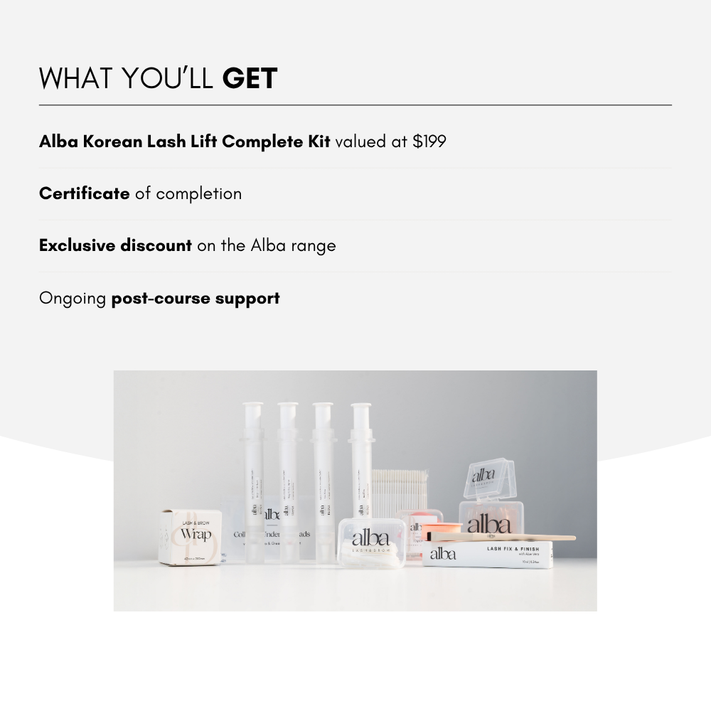 Korean Lash Lift In-Person Masterclass