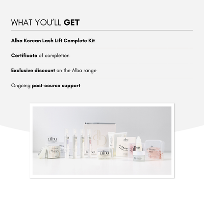 Korean Lash Lift In-Person Masterclass 1:1