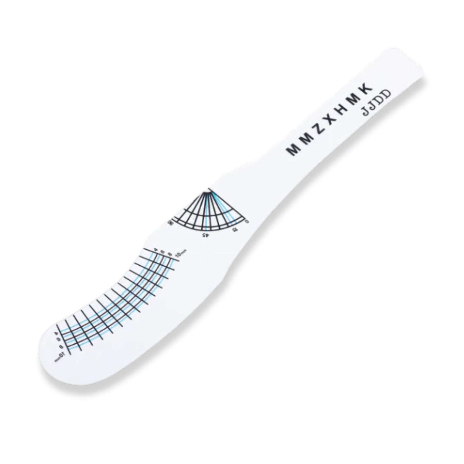 Eyelash extension ruler