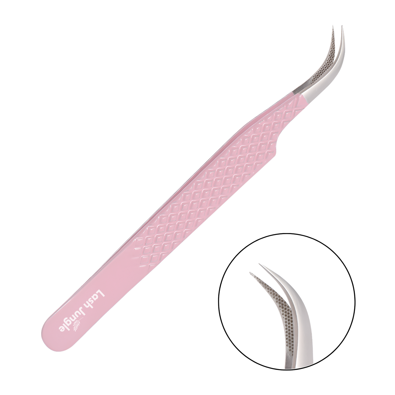 Pink Volume Lash Tweezers – Crane