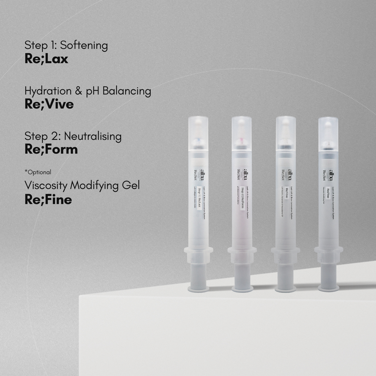 Re;Lax Step 1 Lash Lift &amp; Brow Lamination | Alba