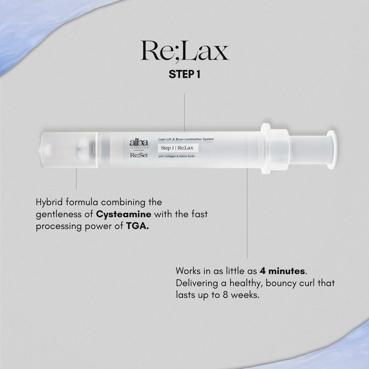 Re;Lax Step 1 Lash Lift &amp; Brow Lamination | Alba