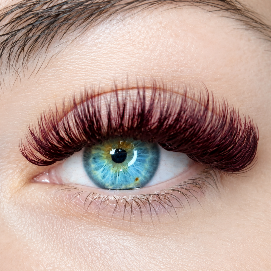 Velvet Wine Silk Volume Lashes